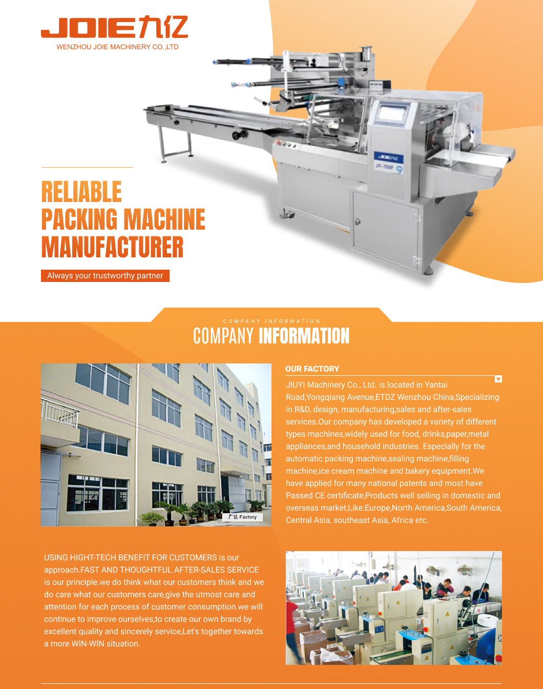 packing machine manufacturer